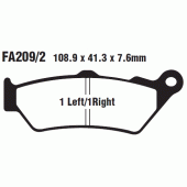 Гальмівні колодки EBC FA209 / 2HH
