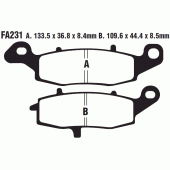 Гальмівні колодки EBC FA231HH