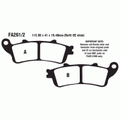 Гальмівні колодки EBC FA261 / 2HH