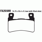 Гальмівні колодки EBC FA265HH