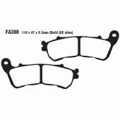 Гальмівні колодки EBC FA388HH