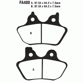 Гальмівні колодки EBC FA400V
