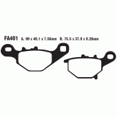 Гальмівні колодки EBC FA401TT