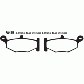 Гальмівні колодки EBC FA419V