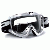 Маска крос BASE LINE NO FOG + ANTISCRATCH ProGrip 3301/14 / SILVER