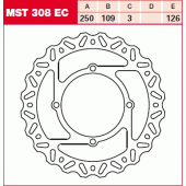 Тормозной диск LUCAS MST308EC