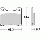 Гальмівні колодки Braking 661SM1