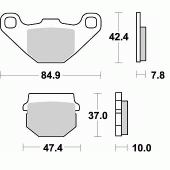 Гальмівні колодки Braking 702SM1