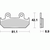 Гальмівні колодки Braking 704CM55