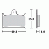 Гальмівні колодки Braking 707SM1