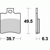 Гальмівні колодки Braking 761SM1