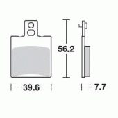 Гальмівні колодки Braking 778SM1