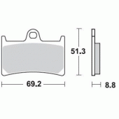 Гальмівні колодки Braking 786SM1