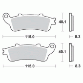 Гальмівні колодки Braking 813CM55