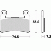 Гальмівні колодки Braking 827SM1