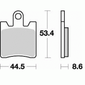 Гальмівні колодки Braking 830SM1