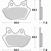Гальмівні колодки Braking 843SM1