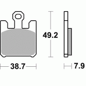 Гальмівні колодки Braking 893CM55