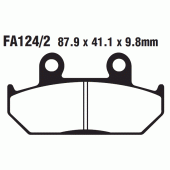 Гальмівні колодки EBC FA124 / 2V