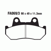 Гальмівні колодки EBC FA069 / 3V