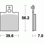 Гальмівні колодки Braking 612SM1
