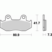 Гальмівні колодки Braking 667SM1