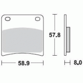 Гальмівні колодки Braking 717SM1