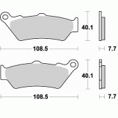 Гальмівні колодки Braking 780SM1