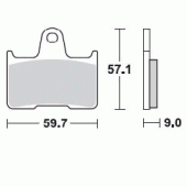 Гальмівні колодки Braking 875SM1
