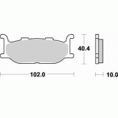 Гальмівні колодки Braking 750SM1
