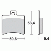 Гальмівні колодки Braking 840SM1