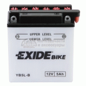 Акумулятор 5Ah 65A Exide EB5L-B / YB5L-B