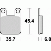 Гальмівні колодки Braking 621SM1