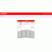 Гальмівні колодки Ferodo FDB2079P