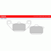 Гальмівні колодки Ferodo FDB339P