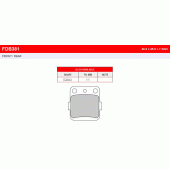 Тормозные колодки Ferodo FDB381SG
