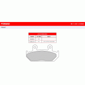 Гальмівні колодки Ferodo FDB452P
