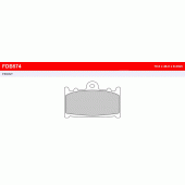 Тормозные колодки Ferodo FDB574ST