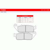 Гальмівні колодки Ferodo FDB664P