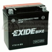 Акумулятор AGM 12Ah 200A Exide YTX14-BS / ETX14-BS