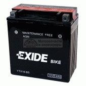 Акумулятор AGM 14Ah 215A Exide ETX16-BS / YTX16-BS
