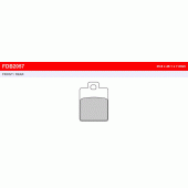 Гальмівні колодки Ferodo FDB2057AG