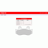 Тормозные колодки Ferodo FDB2119P