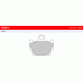 Тормозные колодки Ferodo FDB311P