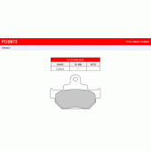 Гальмівні колодки Ferodo FDB673P