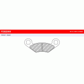 Гальмівні колодки Ferodo FDB2055SG