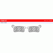 Тормозные колодки Ferodo FDB2157SG