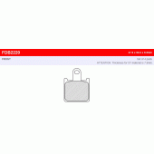 Гальмівні колодки Ferodo FDB2220ST