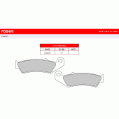 Тормозные колодки Ferodo FDB495P