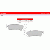 Гальмівні колодки Ferodo FDB496P